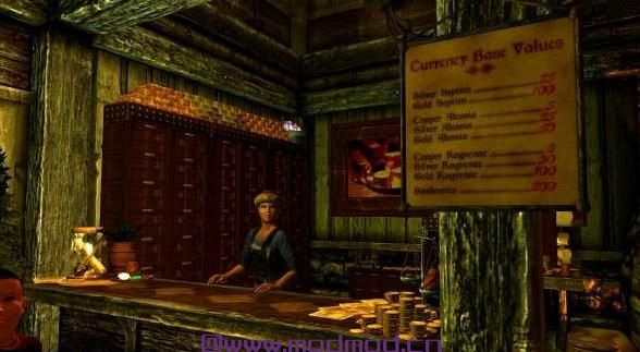 上古卷轴5：天际MOD The Golden Crossroads - Money Exchange1.0B&mdash;&mdash;商店：黄金十字路口