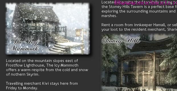 上古卷轴5：天际MOD 客棧和小酒館!Inns and Taverns v2.0