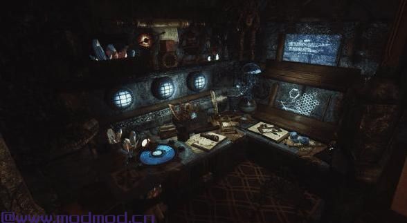 上古卷轴5：天际MOD 矮人小宅 Bluthanch - Tiny Dwemer home V1.1汉化版