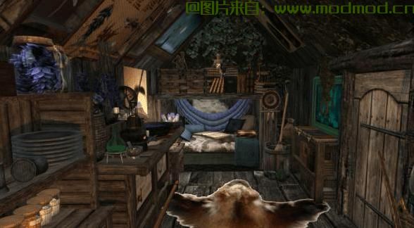上古卷轴5：天际MOD Itty Bitty Cozy Cabin 小小的舒適小屋