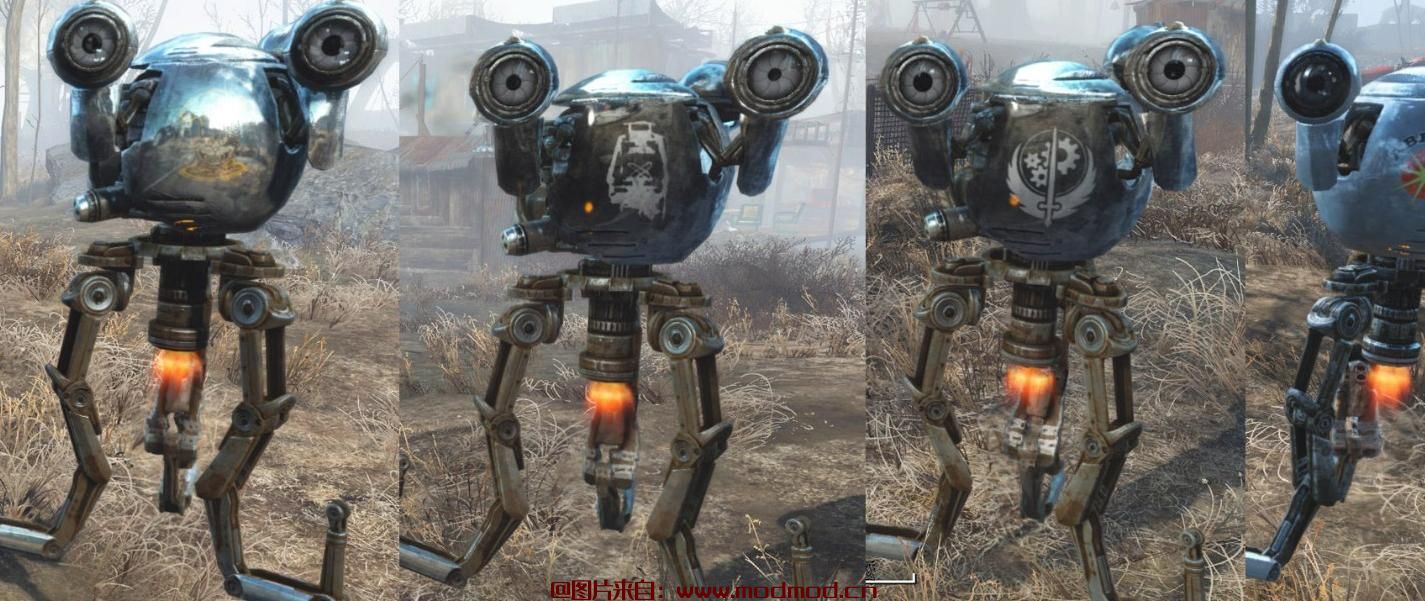 辐射4MOD Automatron Robot Faction Paint Jobs