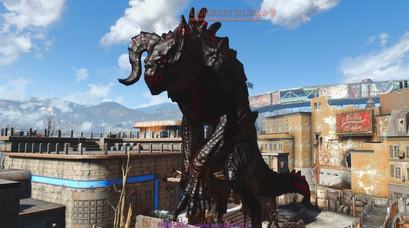 辐射4MOD Gojira 2.5 -Standalone Giant Deathclaw