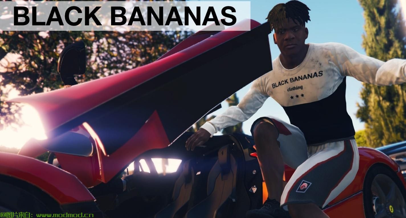 侠盗猎车手5「GTA5」Mod: VERSACE x BLACK BANANAS x MONCLER  - 服装包装