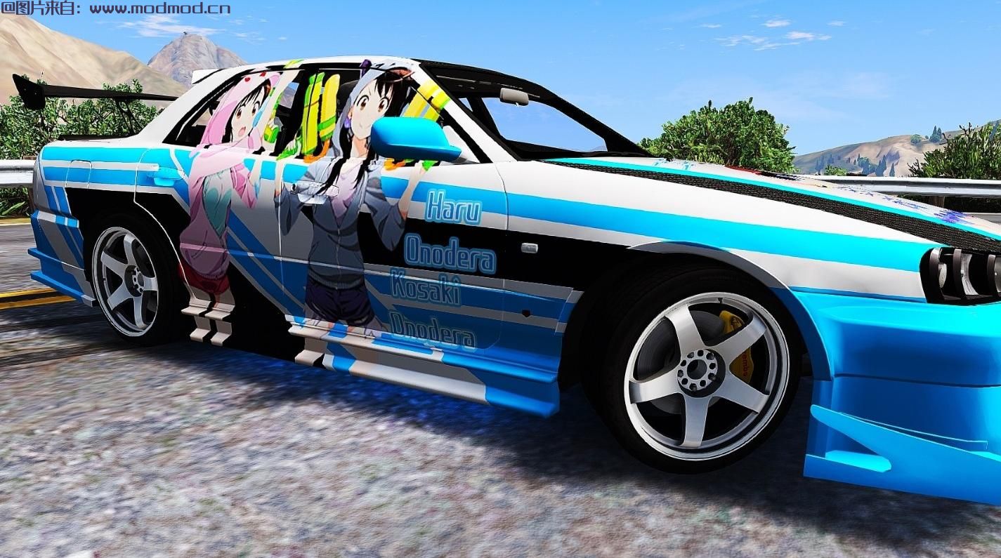 日产Skyline R34 25GT Turbo URAS（ER34）Itasha Livery