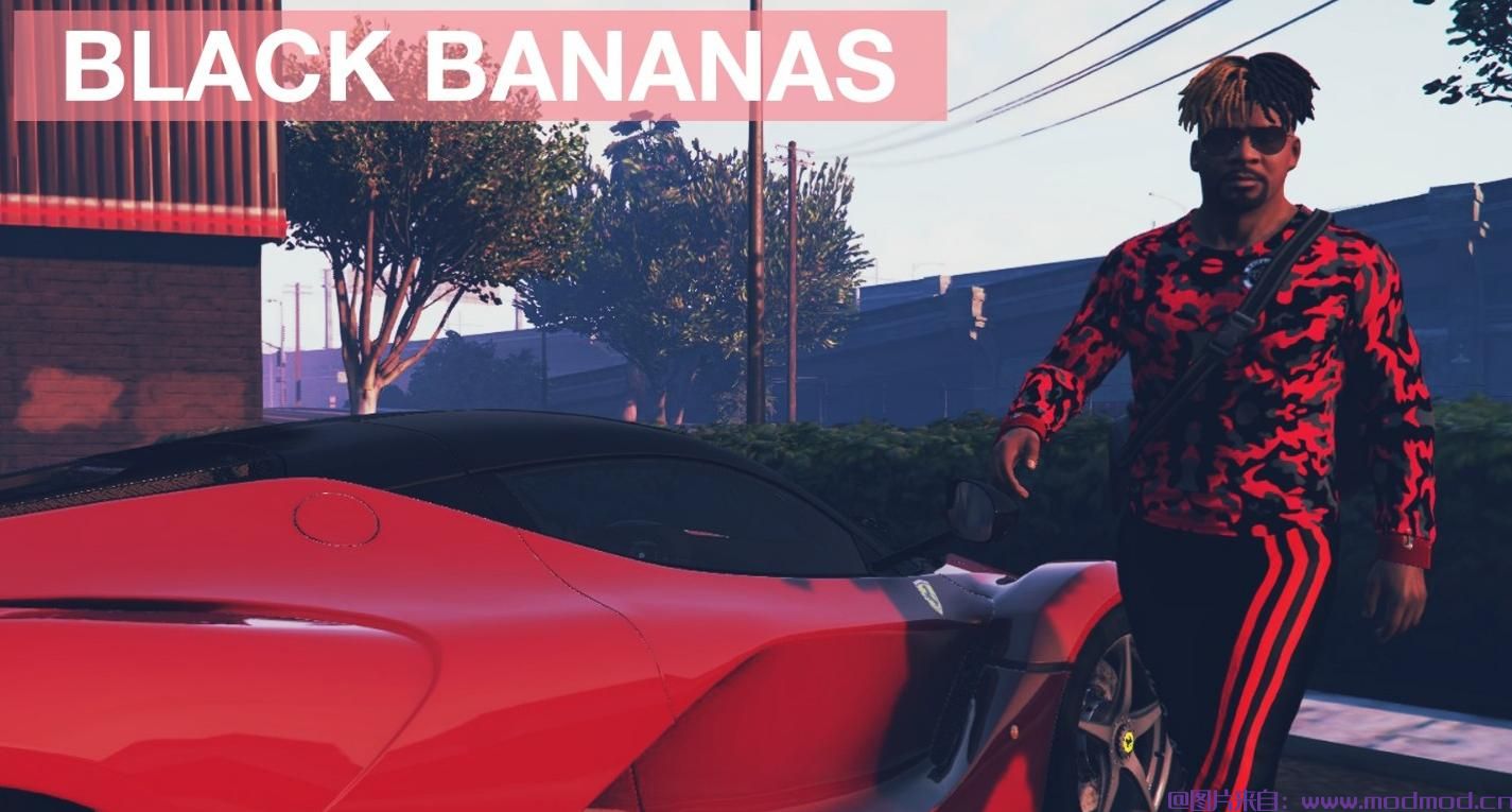 侠盗猎车手5「GTA5」Mod: VERSACE x BLACK BANANAS x MONCLER  - 服装包装