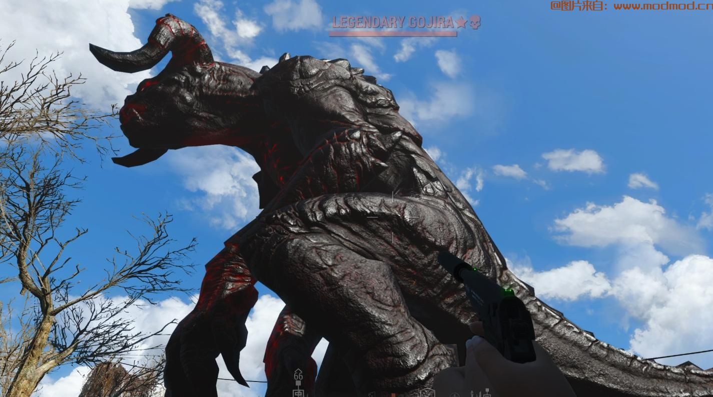 辐射4MOD Gojira 2.5 -Standalone Giant Deathclaw