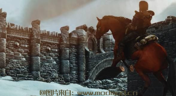 上古卷轴5：天际MOD Skyrim Horses Renewal by Fuse00   騎馬閒置動畫