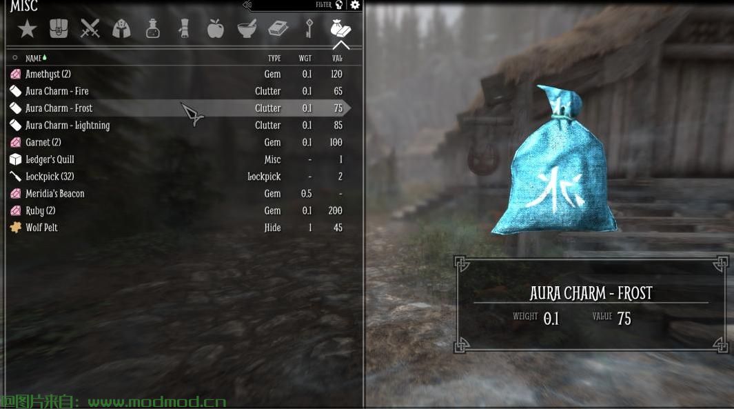 上古卷轴5：重置版MOD 亚历克斯的灵气魅力 - 火霜和闪电