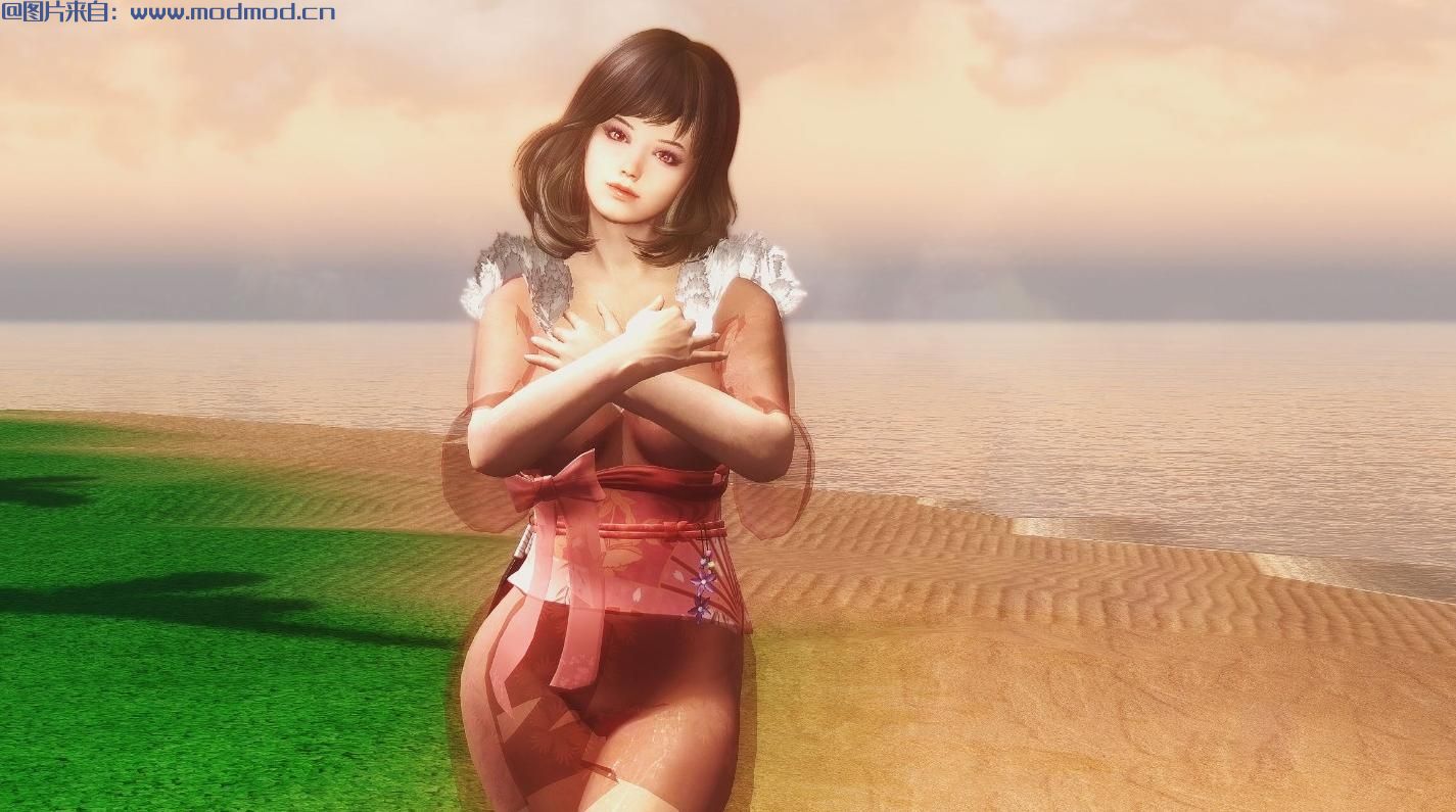 上古卷轴5：天际MOD Kisetsu Kimono for UNP汉化