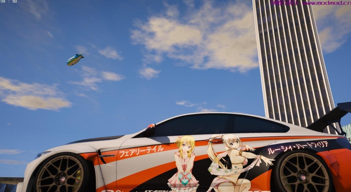 宝马 M4 F82 LW Itasha Lucy Heartfilia