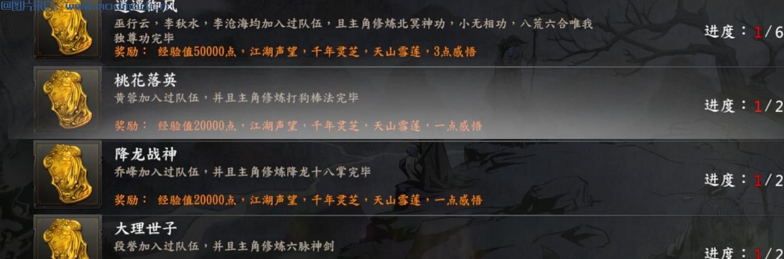 河洛群侠传MOD 【2月2日更新MOD】金庸立志传先行版完结篇V2.12发布