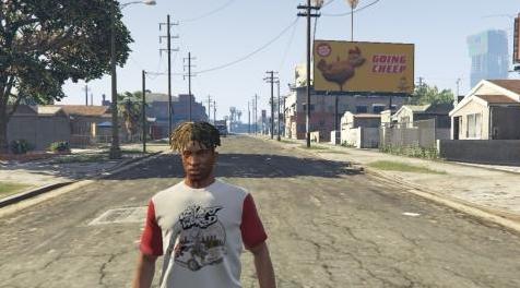 侠盗猎车手5「GTA5」Mod: Lil Uzi Vert vs世界衬衫设计