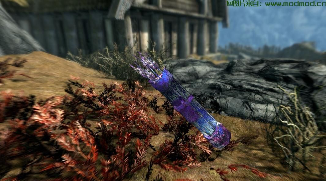 上古卷轴5：重置版MOD 2K高清黑色天空弓和爆炸元素的箭头