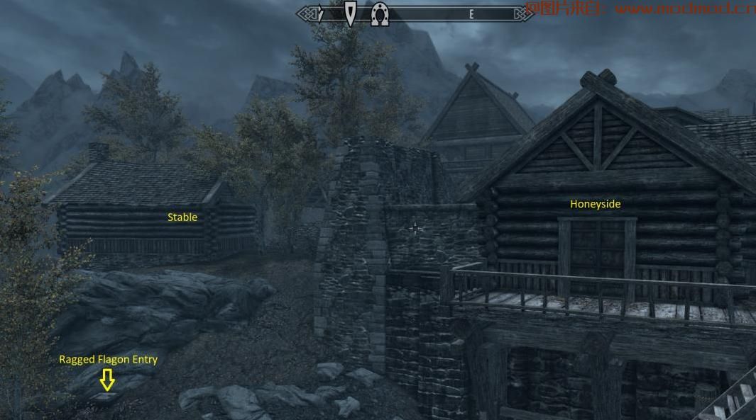 上古卷轴5：重置版MOD Riften Ragged Flagon Entry SSE