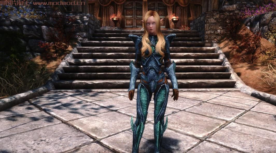 上古卷轴5：重置版MOD 真正的轻型玻璃装甲 -  SSE CBBE BodySlide