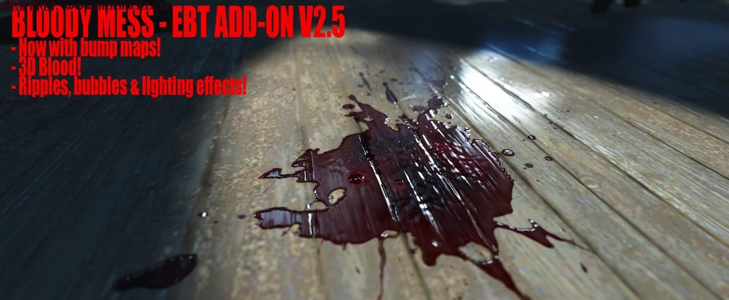 辐射4MOD 血腥混乱 - 增强血液纹理Mod ADD-ON