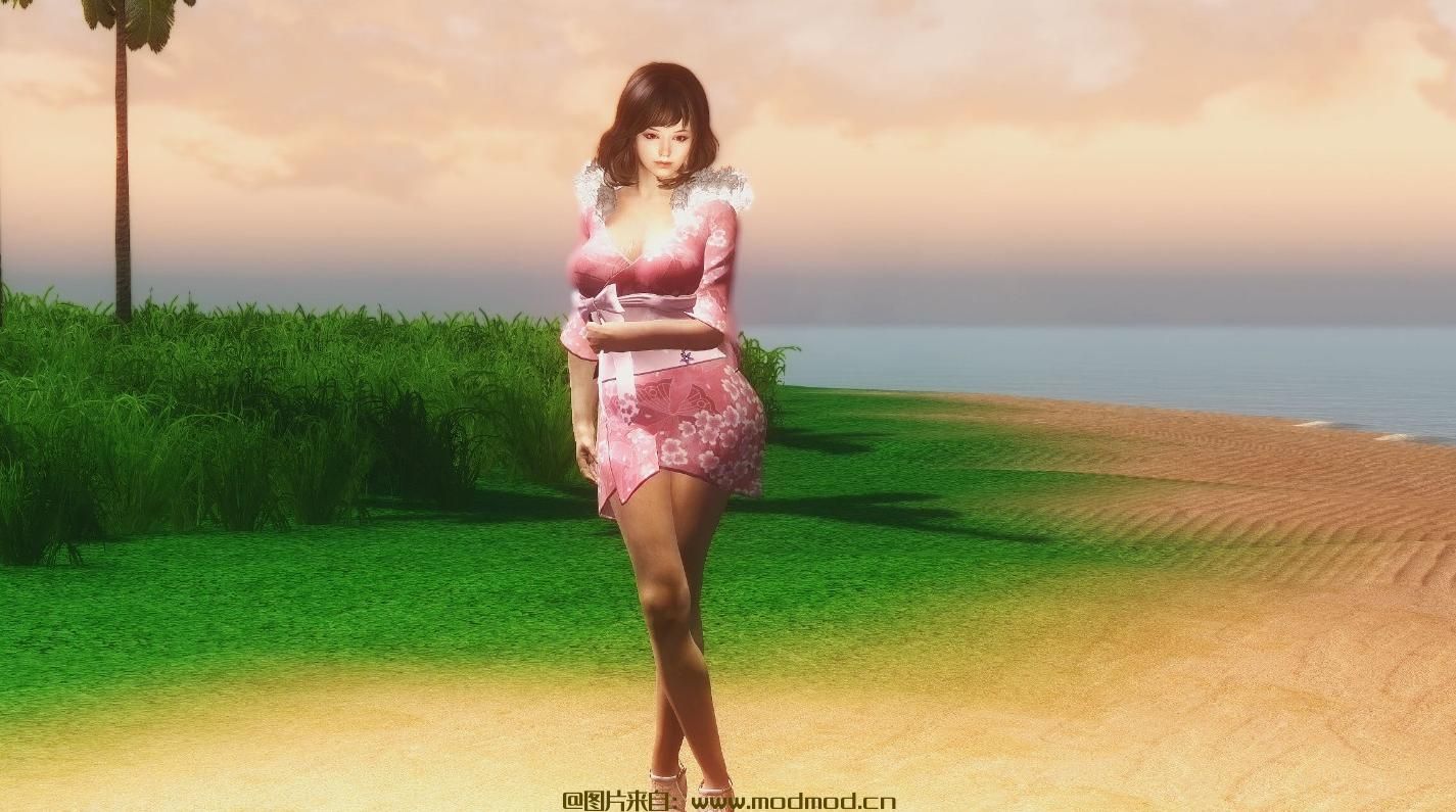 上古卷轴5：天际MOD Kisetsu Kimono for UNP汉化