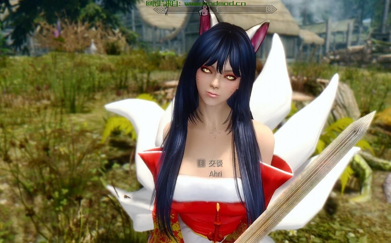 上古卷轴5：天际MOD ★妹风★【独立随从】【卖萌狐娘】【中单弱姬】九尾阿狸降临天际啦