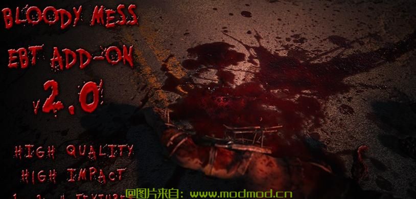 血腥混乱 - 增强血液纹理Mod ADD-ON