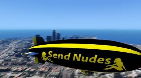 侠盗猎车手5「GTA5」Mod: 送Nudes Blimp