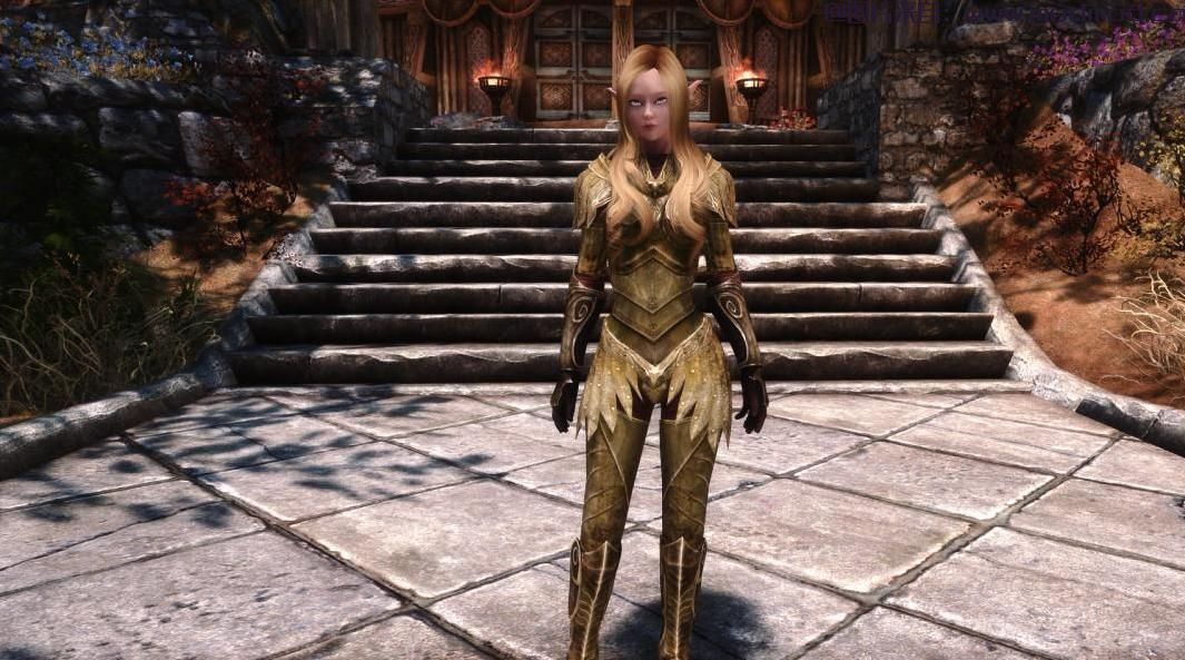 上古卷轴5：重置版MOD 真正的轻精灵装甲 -  SSE CBBE BodySlide