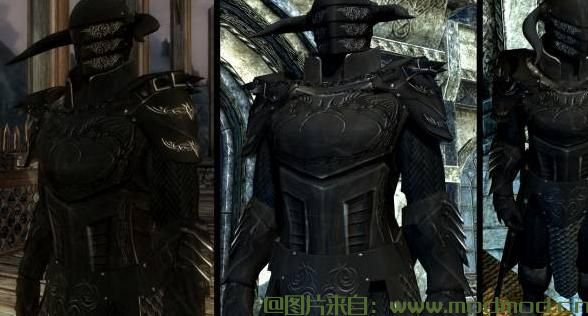 上古卷轴5：天际MOD 汉化MOD   黑霸主护甲