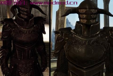 上古卷轴5：天际MOD 汉化MOD   黑霸主护甲