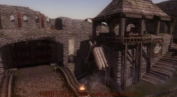 上古卷轴5：天际MOD 晨光之城系列－－Dawn of Whiterun 雪漫的晨光 v1.4：回復雪漫城貿易之都的面貌，修改細緻！
