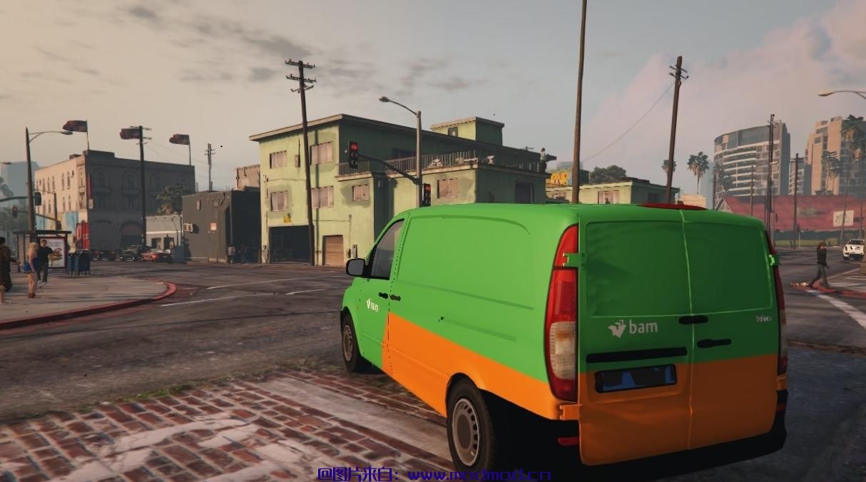 侠盗猎车手5「GTA5」Mod: 梅赛德斯 - 奔驰Vito Bam