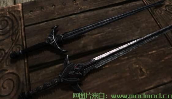 上古卷轴5：天际MOD  晨風武器合集去劍鞘補丁