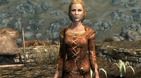 上古卷轴5：天际MOD NPC美化~更新2.0 白漫城 诺德 Alfhild Battle-Born 阿尔伏希德&middot;战狂