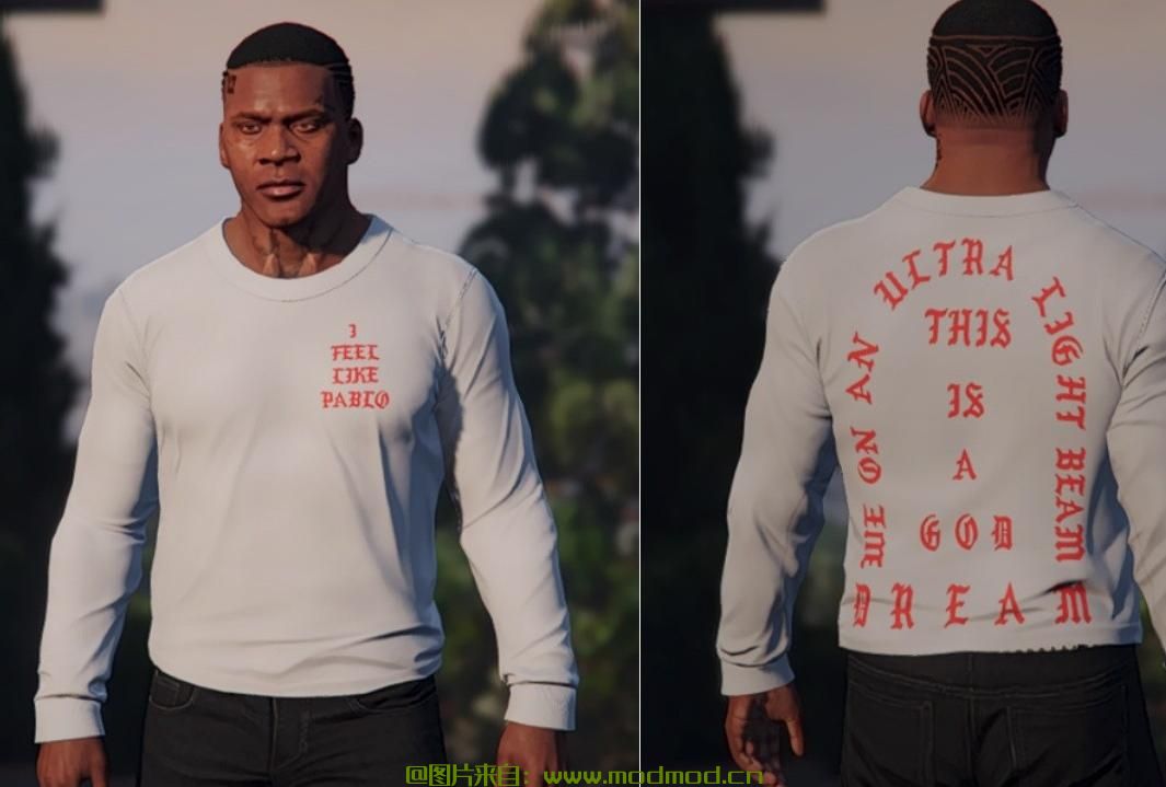 侠盗猎车手5「GTA5」Mod: 我觉得像巴勃罗 - 长袖包