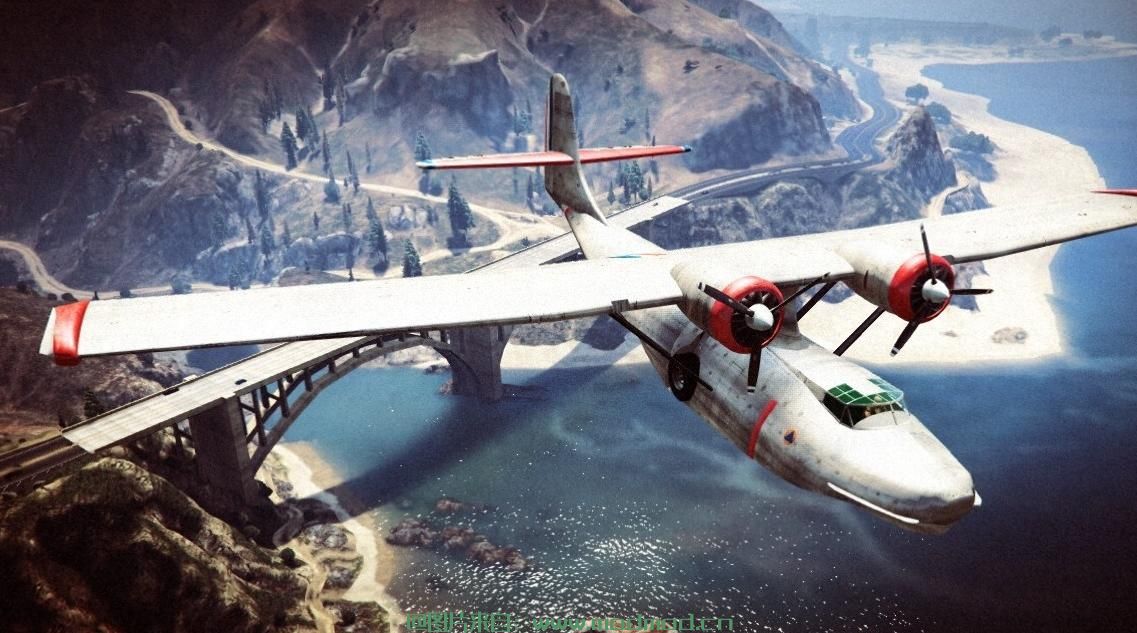 侠盗猎车手5「GTA5」Mod: PBY-5 Catalina Protection民用1967 +飞行员