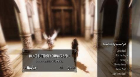 上古卷轴5：天际MOD dance4u多人舞蹈魔法版，抛砖引玉