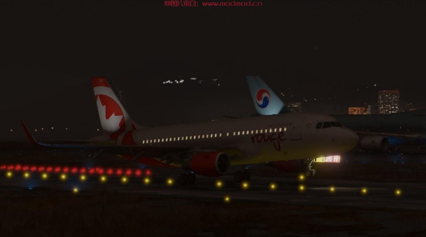 侠盗猎车手5「GTA5」Mod: 空客A319-111（Sharklets）[添加]