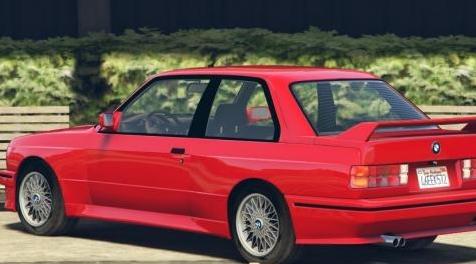 侠盗猎车手5「GTA5」Mod: 1991年宝马E30 M3[加装/更换Livery]