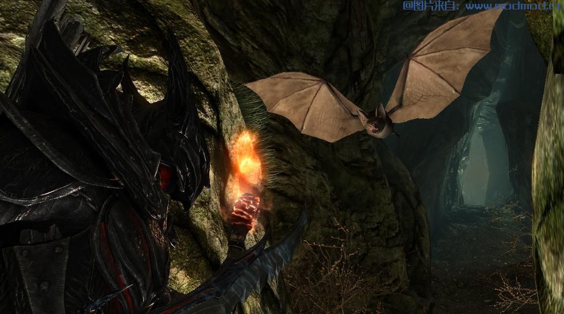 上古卷轴5：重置版MOD 敌人蝙蝠 - 天际元素（SSE PORT）