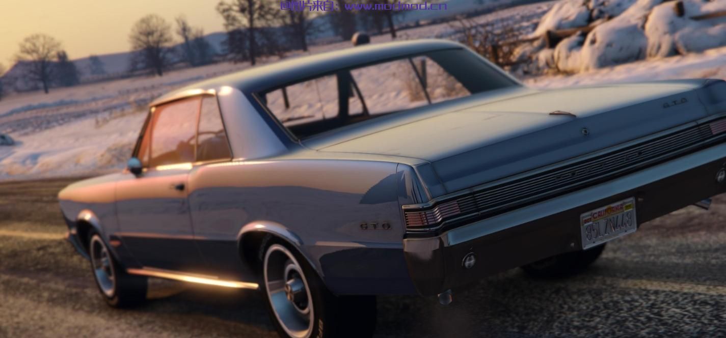 侠盗猎车手5「GTA5」Mod: 1965年庞蒂亚克暴风勒芒GTO