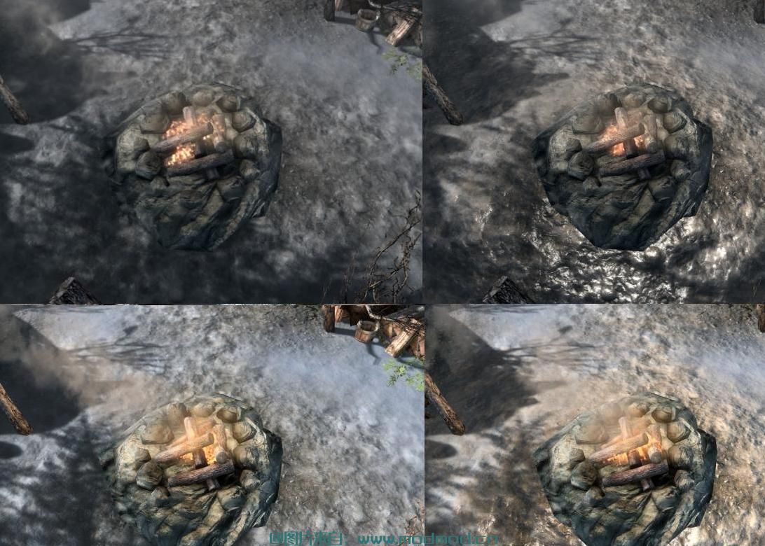 上古卷轴5：重置版MOD 沉浸式篝火修复（简单的灯光编辑）