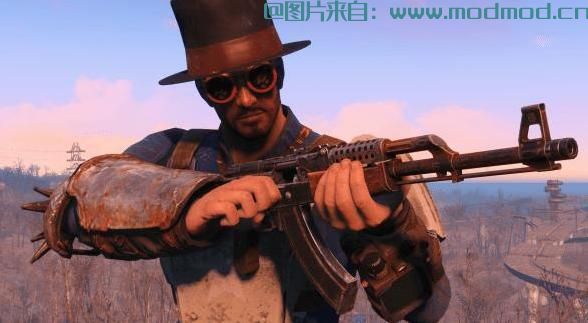 辐射4MOD 右手Nukaworld AK Replacer