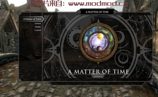 上古卷轴5：天际MOD 游戏内置时钟 A Matter Of Time_v2.0.7 ; 很著名的一个必备MOD