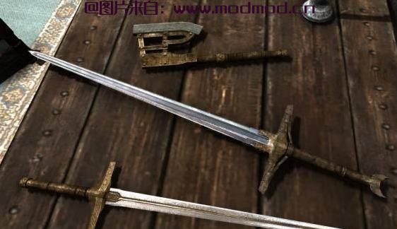 上古卷轴5：天际MOD  晨風武器合集去劍鞘補丁