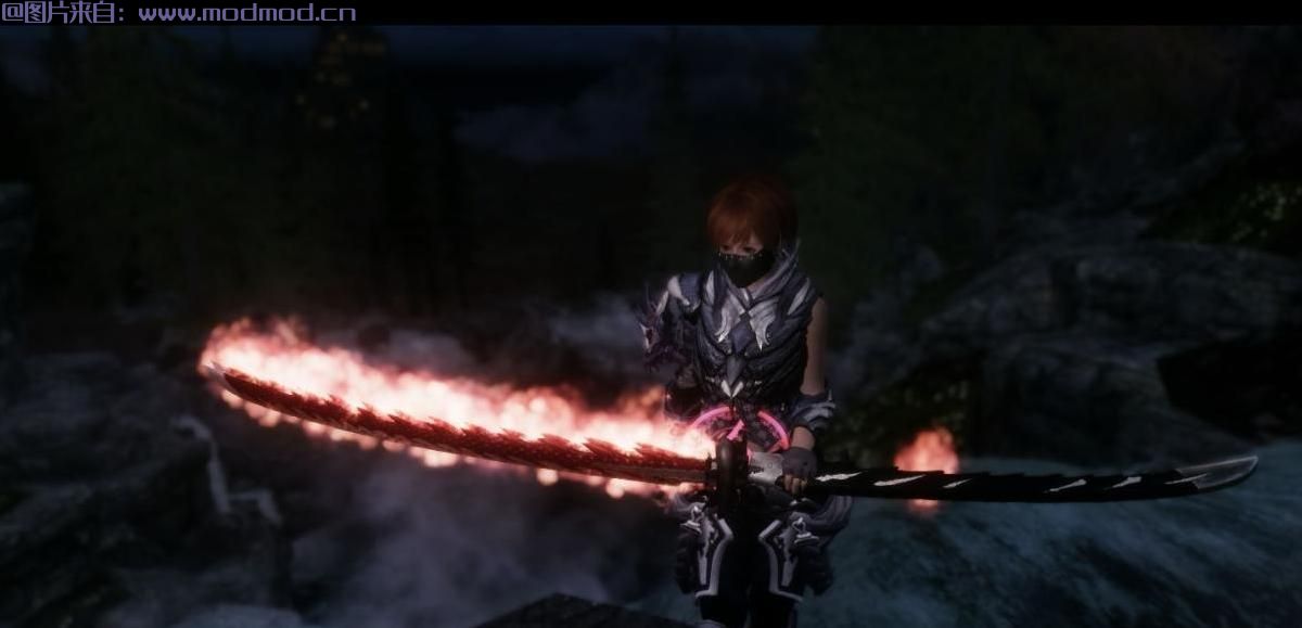 上古卷轴5：天际MOD 炫酷魔刀【武器】英文版