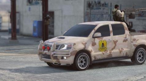 侠盗猎车手5「GTA5」Mod: 丰田Hilux利比亚军队