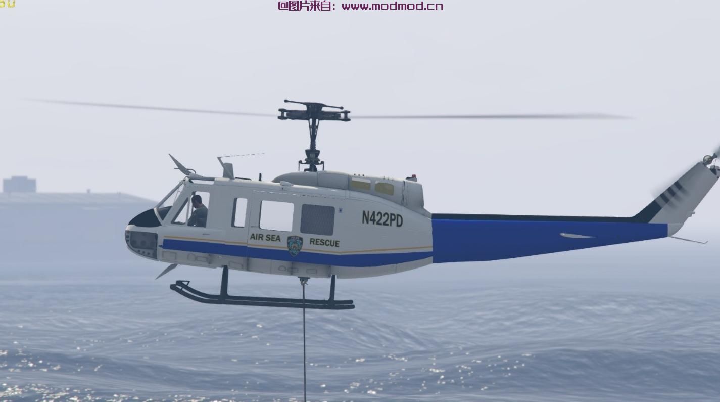 侠盗猎车手5「GTA5」Mod: NYPD空中海上救援直升机