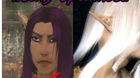 上古卷轴5：重置版MOD 精灵头发和眼袋重新上传