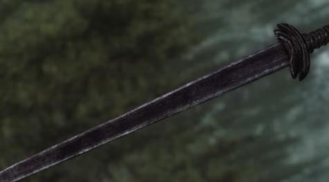 上古卷轴5：重置版MOD Morrowind的硬橡胶剑