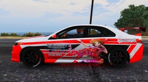 侠盗猎车手5「GTA5」Mod: 本田雅阁Mugen（CU2）Itasha Livery