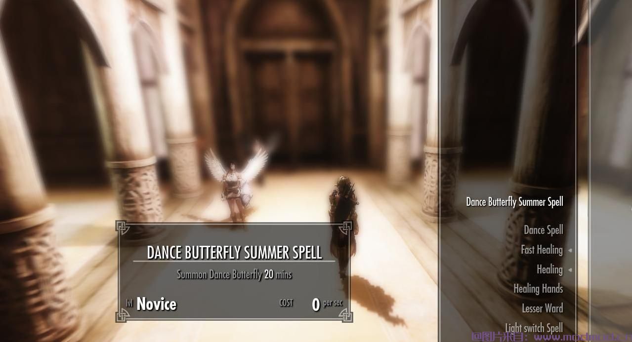 上古卷轴5：天际MOD dance4u多人舞蹈魔法版，抛砖引玉