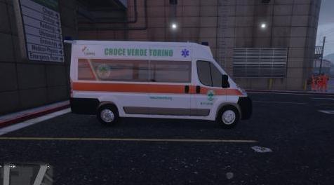 侠盗猎车手5「GTA5」Mod: 菲亚特Ducato Croce Verde都灵救护车